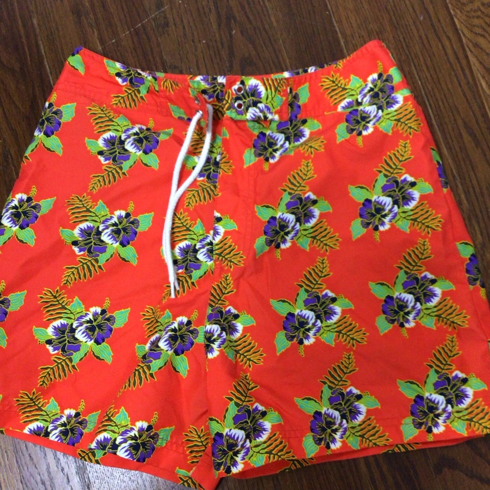 Vintage MUDD 90s floral swim shorts womens Small